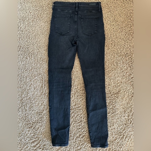 Abercrombie & Fitch Simone High Rise Super Skinny Black Ripped Jeans Size 27/4 - Picture 4 of 4